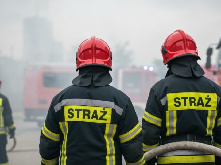 Szybka akcja strażaków ratuje mieszkańców podczas pożaru w Komańczy