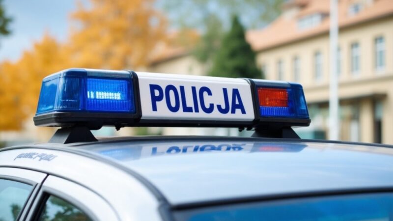 Policjanci ratują kierowców z opresji: wymiana opon w Wigilię