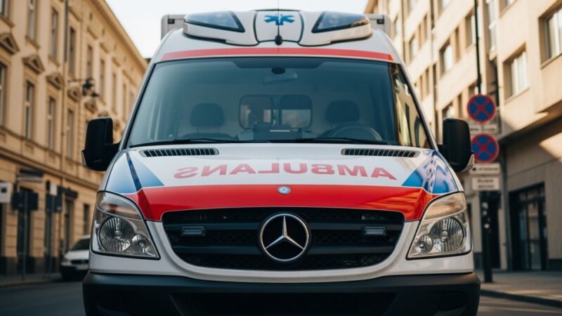 Policjanci ratują 74-latkę po upadku w domu