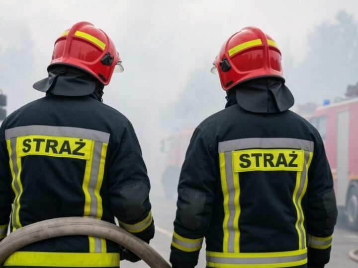 Podwójne wyzwania dla strażaków w Zagórzu: Pożar i szybka interwencja
