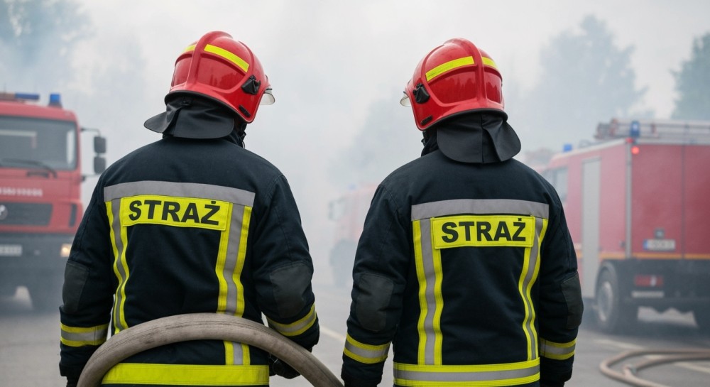 Podwójne wyzwania dla strażaków w Zagórzu: Pożar i szybka interwencja