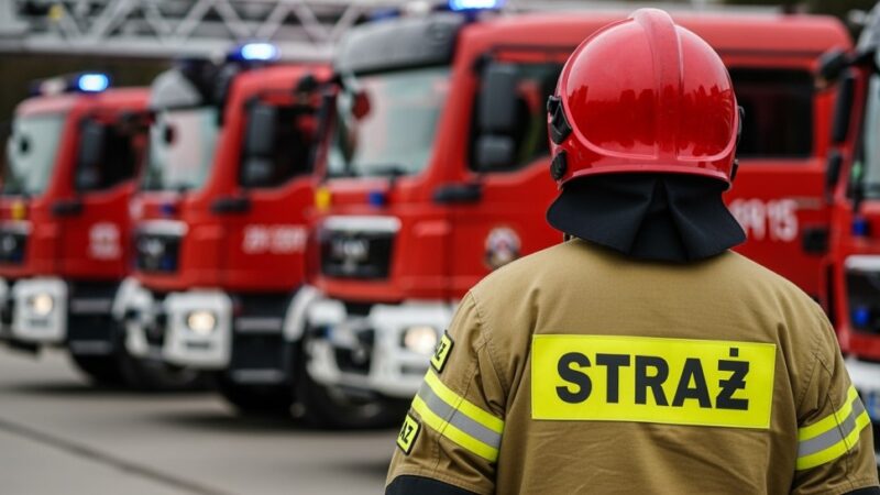 Pożar suchych traw w Zagórzu: kolejny akt głupoty podpalacza