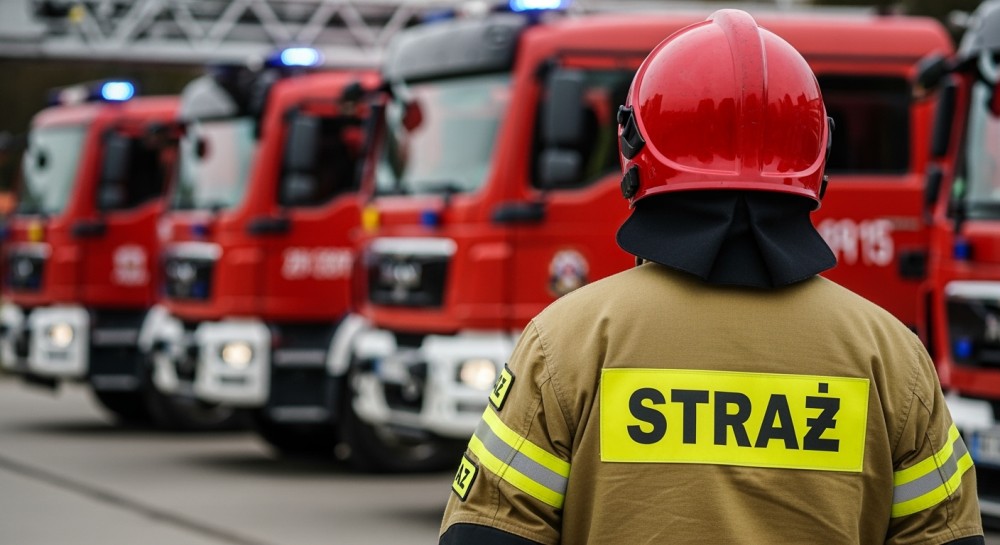 Pożar suchych traw w Zagórzu: kolejny akt głupoty podpalacza