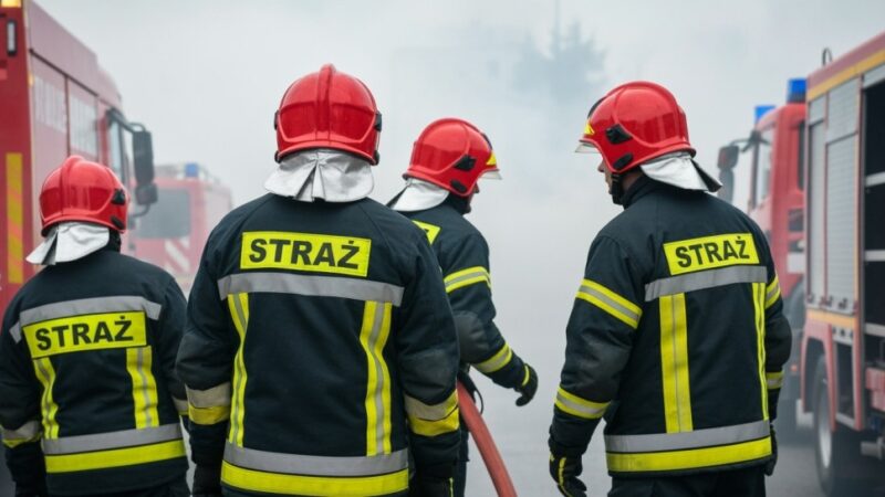 Pożary w Sanoku: Służby ratunkowe w akcji!