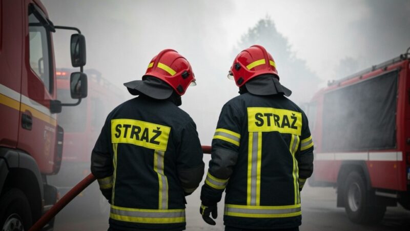 Pożar sauny w Mymoniu: jak mieszkańcy i strażacy uratowali dom przed zagładą