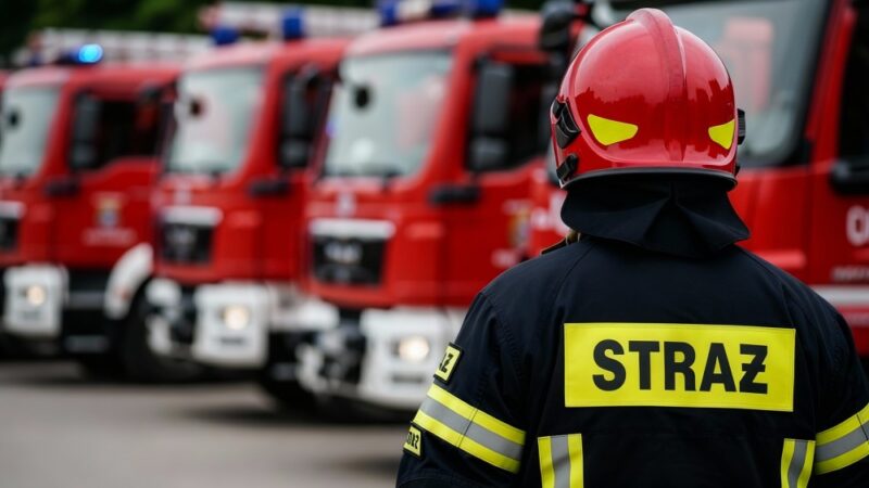 Podziękowania dla Strażaków: Bohaterowie akcji w Muzeum Budownictwa Ludowego w Sanoku