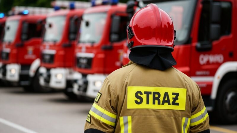Młodzieżowa Drużyna Pożarnicza zdobywa doświadczenie na obozie w Wołkowyji!
